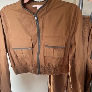 2 Piece Crop Jacket and Pants set